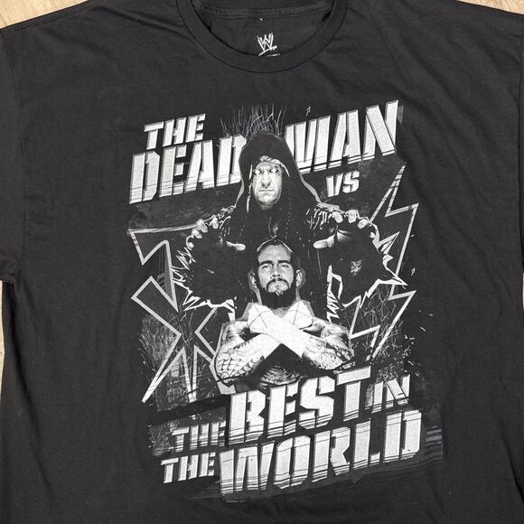 WWE Officially Licensed CM Punk vs The Undertaker WrestleMania 29 Mens Size 3XL - Picture 2 of 7